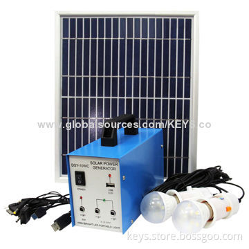 Mini solar power system solar lighting kit, charge mobile phone for emergency, outdoor, travel uses